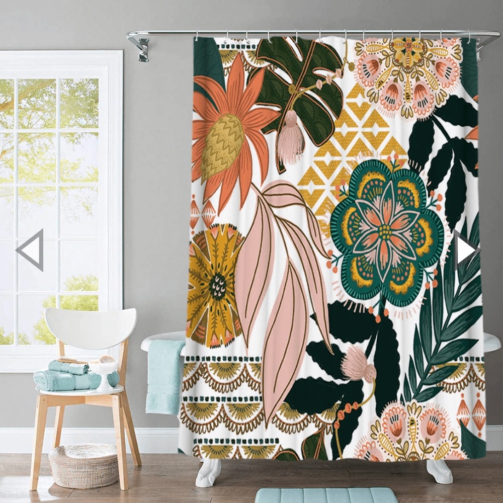 New Chic Lane Extra Long Shower Curtain 72” x 84”